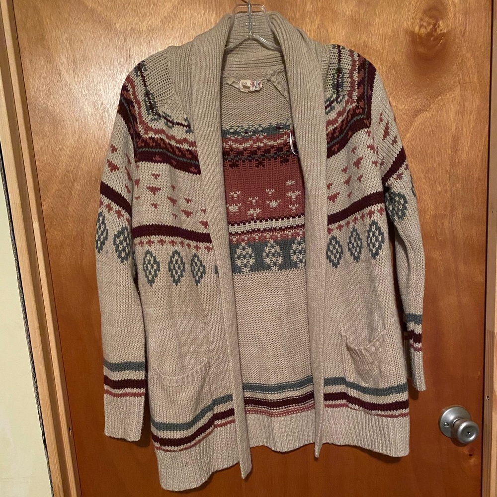 Patterned cardigan